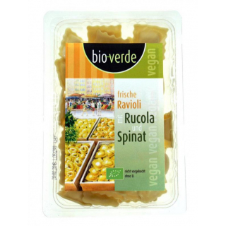 Frische Ravioli mit Rucola & Spinat