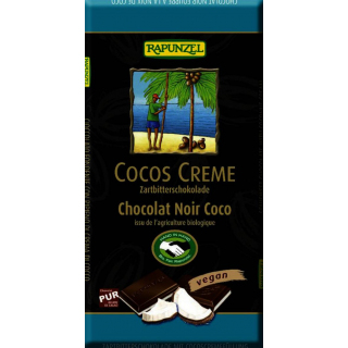 Cocos Creme Zartbitter Schokolade gefüllt HIH
