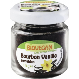 Bourbon-Vanille im Glas, gemahlen